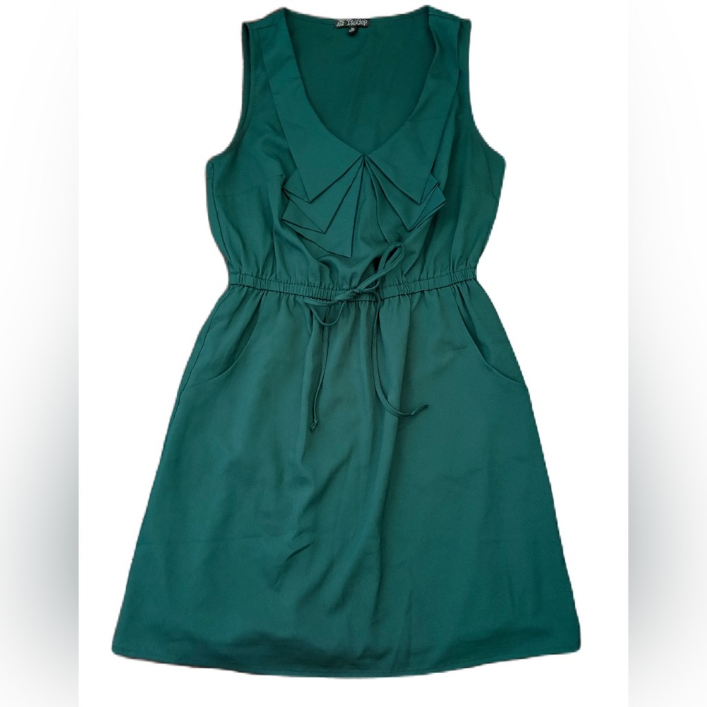 BeBop Green Sundress V-neck Sleeveless -  Size M